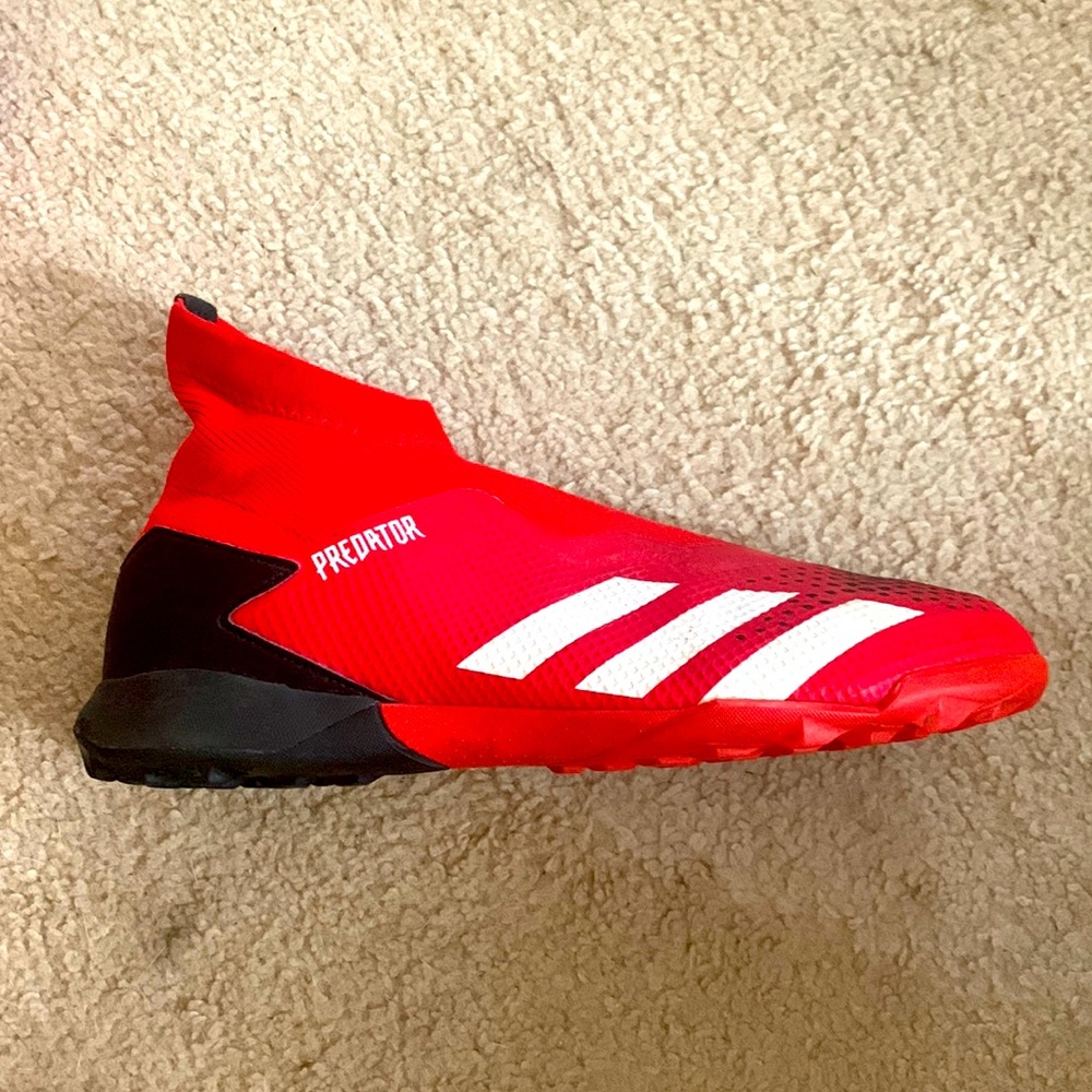 Red futsal boots. Willing to negotiate price.